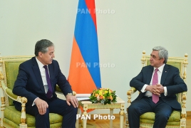 Президент Армении представил главе МИД Таджикистана ход развития переговоров по Карабаху