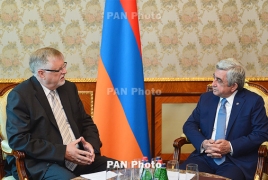 Armenia values EU commitment to Karabakh settlement: President