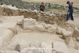 2700-year-old street, the oldest in Yerevan found in Urartian Erebuni