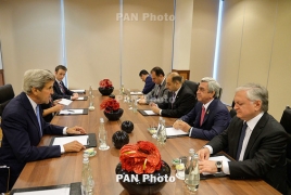 Саргсян на встрече с Керри отметил усилия США по урегулированию карабахского конфликта