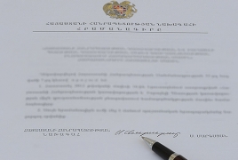 Президент Армении подписал закон о поправках к Избирательному кодексу