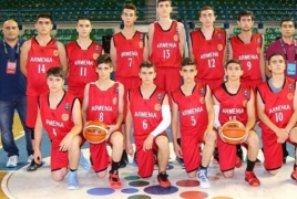 Сборная Армении по баскетболу до 16-и лет заняла 8-е место на ЧЕ