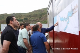 Karabakh President wants focus on hydro power production
