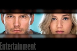 First look at Jennifer Lawrence and Chris Pratt in “Passengers”