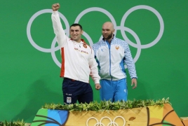 Weightlifter Simon Martirosyan wins silver at Rio Olympics