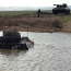 На российской военной базе в Армении для подготовки экипажей боевых машин построили вододром