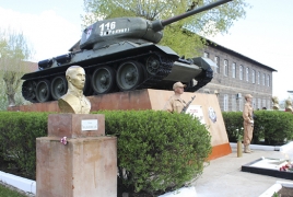 На российской военной базе в Армении готовятся отметить День танкиста