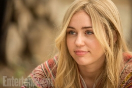 1st look at Miley Cyrus in Woody Allen's series 