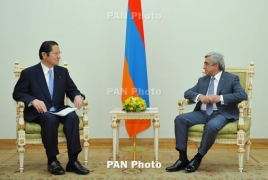 Саргсян: Армения стремится развивать всестороннее и взаимовыгодное взаимодействие с  Японией