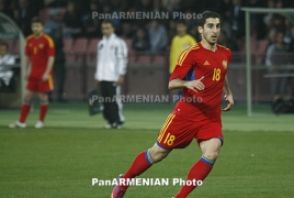 Henrikh Mkhitaryan to miss World Cup qualifier against Denmark