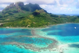 Bora Bora, the center of romantic universe