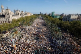 800,000 people rally for Catalonia's independence from Spain