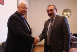 Karabakh Foreign Minister, OSCE envoy discuss upcoming monitoring