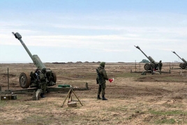 На российской военной базе в Армении завершились учения с участием ракетчиков и артиллеристов