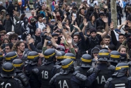 Police, protesters clash in France labour reform demonstrations