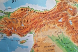 Kosovo school maps depict Turkey cities as part of Armenia