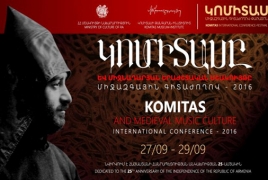 Երևանում մեկնարկում է «Կոմիտասը և միջնադարյան մշակույթը» միջազգային գիտաժողով-փառատոնը