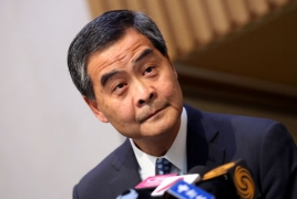 Hong Kong leader calls for unity with China