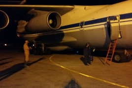 First plane carrying humanitarian aid reaches Syria's Khmeimim