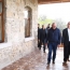 Президент НКР принял участие в церемонии сдачи в эксплуатацию новых жилых домов в Гадрутском районе