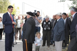 3km LED lighting system installed in Armenian border community