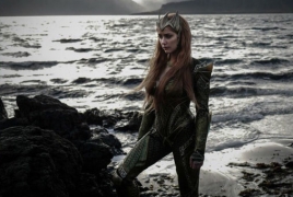 First look at Amber Heard as Mera in “Justice League”