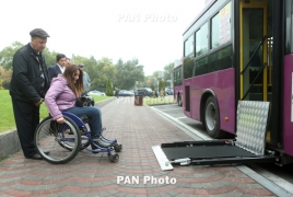 Երևանում ևս 5 ավտոբուս է կահավորվել հաշմանդամություն ունեցողների համար վերելակներով
