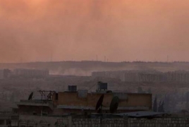 Съёмочная группа телеканала RT  попала под обстрел в  Алеппо