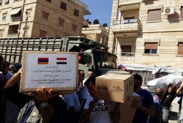 2728 сирийских армян получили отправленную из РА гумпомощь