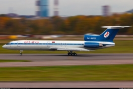 Самолет Киев - Минск заставили вернуться с полпути из-за гражданина Армении