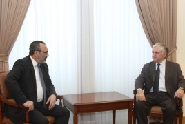 Armenian, Karabakh Foreign Ministers talk Karabakh peace process