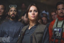 Felicity Jones leads rebel alliance in “Rogue One: A Star Wars Story” pic