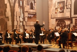 Гюмрийский симфонический оркестр выступил с концертом в Тбилиси