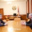 Karabakh leader, Armenian PM talk expansion of economic cooperation