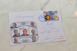 Haypost cancels special cover on Armenia presidential award