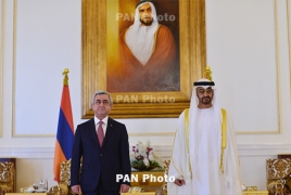 Саргсян: Армения заинтересована в развитии всеобъемлющего взаимодействия с ОАЭ