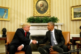 Trump, Obama set campaign rancour aside in first meeting