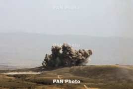 ВС Азербайджана интенсивно обстреливают из минометов  боевые позиции армии НКР