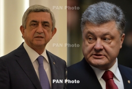 Саргсян и Порошенко по телефону обсудили активизацию армяно-украинского политического диалога