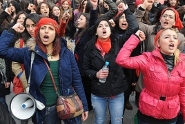 Thousands rally to protest Erdogan's policy in Brussels