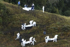 Crashed plane in Colombia was running out of fuel: recording