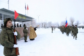 На российской военной базе в Армении стартовал зимний учебный период