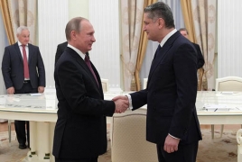Путин и Саркисян обсудили вопросы евразийской интеграции впредверии утверждения нового Таможенного кодекса
