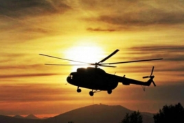 Летчки российской базы ЮВО  проводят учения в горах Армении