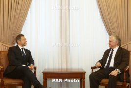 Foreign Minister, OSCE envoy talk Karabakh in Armenia