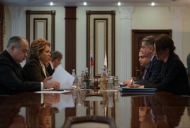 Саркисян и Матвиенко обсудили развитие интеграции ЕЭК