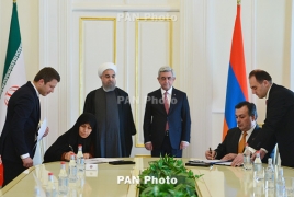 Президенты Армении и Ирана приняли совместную декларацию по итогам переговоров в Ереване