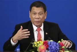 Philippine president Duterte says he once threw a suspect from helicopter