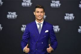 Cristiano Ronaldo wins FIFA best men's player award