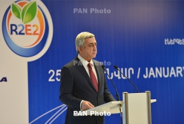 Саргсян: Новые ЛЭП между Арменией, Ираном и Грузией будут готовы в 2019 году